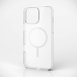 ELECOM iPhone 16ProMax ハイブリッドケース MAGKEEP ホワイト PM-A24DMAG02WH