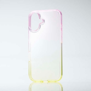 ELECOM iPhone 16 ソフトケース グラデーションカラー Meliano ピーチ×ミモザ iPhone 16 ソフトケース グラデーションカラー Meliano ピーチ×ミモザ PM-A24AUCWCPNYL