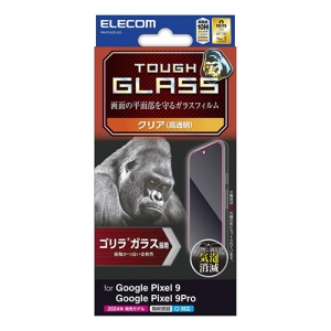 ELECOM Google Pixel 9 Google Pixel 9 Pro ガラスフィルム ゴリラ 0.21mm 高透明 Google Pixel 9 Google Pixel 9 Pro ガラスフィルム ゴリラ 0.21mm 高透明 PM-P242FLGO