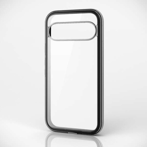 ELECOM Google Pixel 9 Google Pixel 9 Pro ハイブリッドケース Air Tough ストラップシート付属 ブラック PM-P242HVAIR2BK