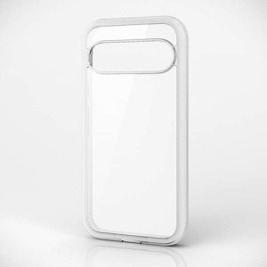 ELECOM Google Pixel 9 Google Pixel 9 Pro ハイブリッドケース Air Tough ストラップシート付属 ホワイト PM-P242HVAIR2WH
