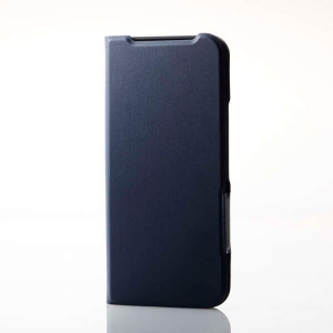 ELECOM Google Pixel 9 Pro XL レザーケース 手帳型 UltraSlim 薄型 磁石付き ネイビー PM-P243PLFUNV
