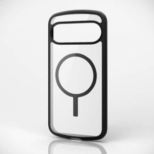 ELECOM Google Pixel 9 ハイブリッドケース TOUGH SLIM LITE フレームカラー MAGKEEP ブラック PM-P242TSFCMBK1