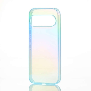ELECOM Google Pixel 9 Google Pixel 9 Pro ソフトケース meliano クリアオーロラ ライトブルー PM-P242UCABU