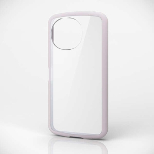 ELECOM AQUOS sense9(SH-53E) ハイブリッドケース TOUGH SLIM LITE フレームカラー 背面クリア ラベンダー PM-S244TSLFCPU