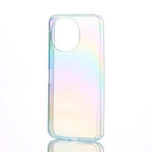 ELECOM AQUOS sense9(SH-53E) ソフトケース meliano クリアオーロラ ライトブルー PM-S244UCABU