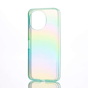 ELECOM AQUOS sense9(SH-53E) ソフトケース meliano クリアオーロラ グリーン PM-S244UCAGN