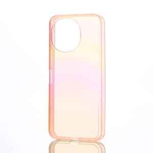 ELECOM AQUOS sense9(SH-53E) ソフトケース meliano クリアオーロラ ピンク PM-S244UCAPN