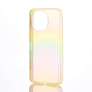 ELECOM AQUOS sense9(SH-53E) ソフトケース meliano クリアオーロラ イエロー PM-S244UCAYL