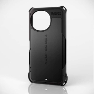 ELECOM AQUOS sense9(SH-53E) ハイブリッドケース ZEROSHOCK ブラック PM-S244ZEROBK