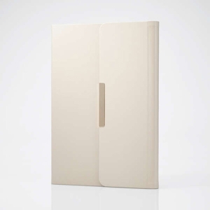 ELECOM iPad 第9・8・7世代 iPad 10.2 2019年モデル フラップケース ソフトレザー &me Apple Pencil収納 ミラー付 グレージュ TB-A19RWVJM2GB