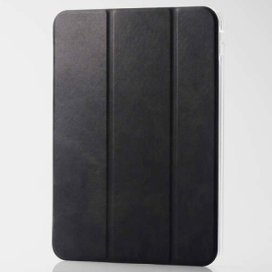 ELECOM iPad 2022 iPad 第10世代 フラップケース 背面クリア ソフトレザー 2アングル スリープ対応 ブラック TB-A22RWVBKN