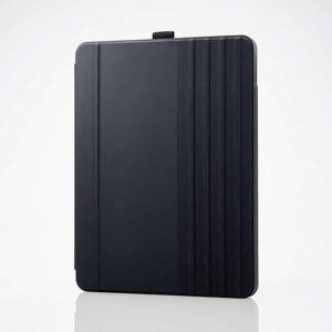 ELECOM iPad Pro 12.9inch 第6・5世代 iPad Pro 12.9inch フラップケース ソフトレザー ドローイングアングル 8段階 スリープ対応 ブラック TB-A23PLWVDBK