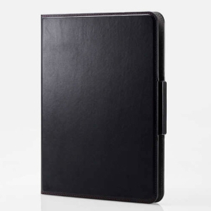 ELECOM 11インチiPad Pro(M4)ソフトレザーケース 360度回転 ブラック TB-A24PM360BK