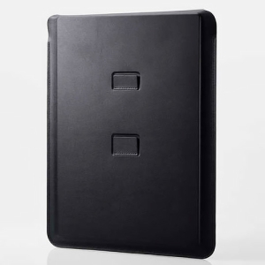 ELECOM 11インチiPad Pro(M4)レザーポーチ スタンド Apple Pencil収納 ブラック TB-A24PMPPLS2BK