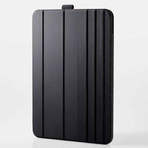 ELECOM 11インチiPad Pro(M4)フラップケース ソフトレザー ドローイング アングル7段階 スリープ対応 ブラック TB-A24PMWVDBK