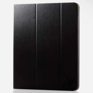 ELECOM 13インチiPad Air(M2)ソフトレザーケース ドローイングアングル 360度回転 ブラック TB-A24XDPLC2BK