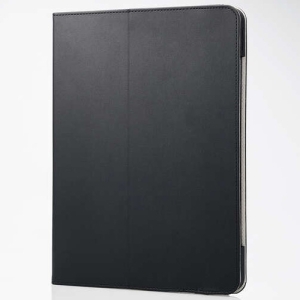 ELECOM 13インチiPad Air(M2)フラップケース ソフトレザー 2アングル 軽量 ブラック TB-A24XPLF2BK