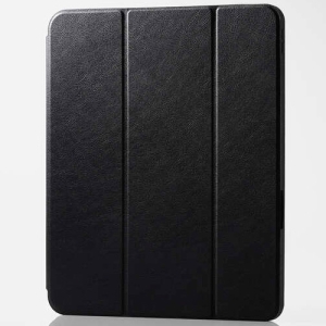 ELECOM 13インチiPad Air(M2)フラップケース Apple Pencil収納 スリープ対応 ブラック TB-A24XSABK