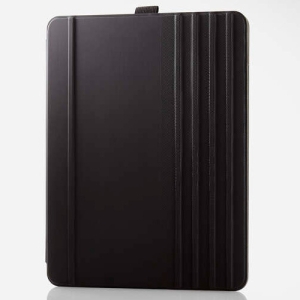 ELECOM 13インチiPad Air(M2)フラップケース ソフトレザー ドローイング アングル8段階 スリープ対応 ブラック TB-A24XWVDBK