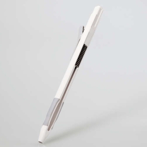 ELECOM Apple Pencil 第2世代用ハードケース ノック式 ラバーグリップ クリップ付き ホワイト TB-APE2KCWH