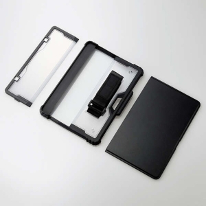 ELECOM Surface Go 2、3、4用ハイブリッドケース 衝撃吸収 スタンド&キーボード保護 TB-MSG23HVKFBK