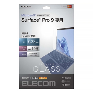 ELECOM Surface Pro9 Pro10 Pro11 強化ガラスフィルム 高光沢 Surface Pro9 Pro10 Pro11 強化ガラスフィルム 高光沢 TB-MSP9FLGG