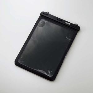 ELECOM タブレット防水ケース IPX8 お風呂 壁付け吸盤付 8.9〜13inch ブラック タブレット防水ケース IPX8 お風呂 壁付け吸盤付 8.9〜13inch ブラック TB-WPSB13BK