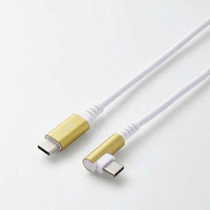 ELECOM ILMF USB2.0ケーブル C-Cタイプ L字コネクタ 認証品 PD対応対応 3A出力 2.0m イエロー ILMF USB2.0ケーブル C-Cタイプ L字コネクタ 認証品 PD対応対応 3A出力 2.0m イエロー U2C-CCL20NYL-IL