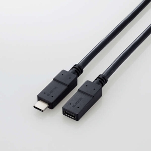 ELECOM USB延長ケーブル 5Gbps C-Cメスタイプ PD対応対応 ノーマル 1.0m ブラック USB延長ケーブル 5Gbps C-Cメスタイプ PD対応対応 ノーマル 1.0m ブラック USB3-ECC10BK