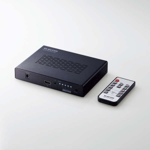 ELECOM ビデオウォールコントローラー HDMI(出力)4ポート メタル ブラック VSP-VWCHD14BK