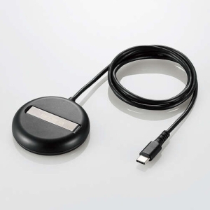 ELECOM マグネットQi2規格対応ワイヤレス充電器 15W 2way 卓上 ブラック W-MA06BK