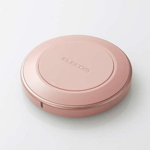 ELECOM Qi規格対応ワイヤレス充電器 12W EPP規格対応 卓上 ケーブル付属 0.5m ピンク W-QA26PN