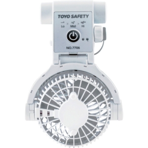トーヨーセフティ ヘルメット取付式送風機Windy4 NO.7706