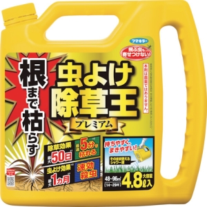 フマキラー 除草剤 根まで枯らす虫よけ除草王プレミアム4.8L 450026