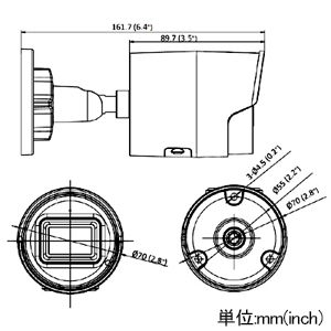 HIKVISION(ハイクビジョン) バレットネットワークカメラ 4MP 単焦点レンズ 低照度・AI 1/2.7''CMOS バレットネットワークカメラ 4MP 単焦点レンズ 低照度・AI 1/2.7''CMOS DS-2CD2046G2-I 画像2