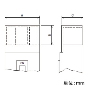 三菱 大形端子カバー ワンタッチ式 2個入 大形端子カバー ワンタッチ式 2個入 TCL-1SV3 画像3