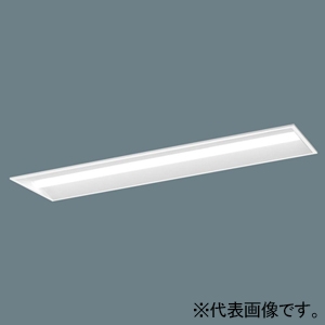 パナソニック 【受注生産品】一体型LEDベースライト ≪リベコム iDシリーズ≫ 40形 グレアセーブ 埋込型 下面開放型 W300 コンフォートタイプ 3200lmタイプ Hf32形高出力型器具×1灯相当 連続調光型調光タイプ(ライコン別売) 白色 XLX430VLWTRS9