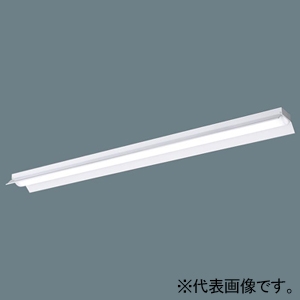 パナソニック 【受注生産品】一体型LEDベースライト ≪リベコム iDシリーズ≫ 40形 直付型 反射笠付型 一般タイプ 3200lmタイプ Hf32形高出力型器具×1灯相当 連続調光型調光タイプ(ライコン別売) 電球色 XLX430KELPRS9