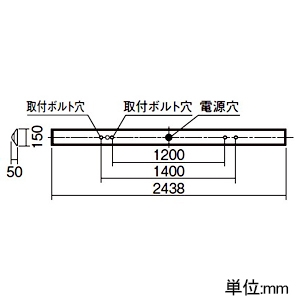 パナソニック 一体型LEDベースライト ≪リベコム iDシリーズ≫ 110形 直付型 Dスタイル W150 一般タイプ 10000lmタイプ FLR110形器具×2灯節電タイプ 連続調光型調光タイプ(ライコン別売) 昼白色 一体型LEDベースライト ≪リベコム iDシリーズ≫ 110形 直付型 Dスタイル W150 一般タイプ 10000lmタイプ FLR110形器具×2灯節電タイプ 連続調光型調光タイプ(ライコン別売) 昼白色 XLX800AENCRS2 画像2