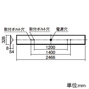 パナソニック 【受注生産品】一体型LEDベースライト ≪リベコム iDシリーズ≫ 110形 埋込型 下面開放型 W300 一般タイプ 13400lmタイプ Hf86形定格出力型器具×2灯相当 連続調光型調光タイプ(ライコン別売) 昼光色 【受注生産品】一体型LEDベースライト ≪リベコム iDシリーズ≫ 110形 埋込型 下面開放型 W300 一般タイプ 13400lmタイプ Hf86形定格出力型器具×2灯相当 連続調光型調光タイプ(ライコン別売) 昼光色 XLX830VEDCRS2 画像2