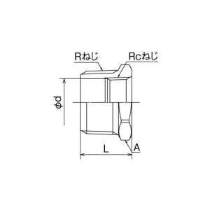 オンダ製作所 SFB型 ブッシング R1/2×Rc3/8 SFB型 ブッシング R1/2×Rc3/8 SFB-1510 画像2