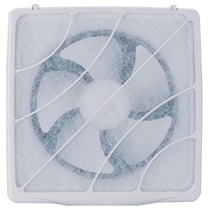 高須産業 【受注生産品】一般換気扇 フィルタータイプ 電気式シャッター(排気) 羽根径25cm 開口寸法300mm角 引きひもスイッチ無し 電源コードプラグ0.7m付 FFB-250ES