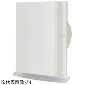 高須産業 角形パイプフード 自然給気専用 適合パイプφ100mm 水切り板・防虫アミ・防火ダンパー付 ホワイト GFPT-100MD72-W