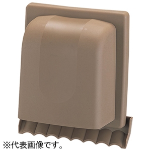 高須産業 パイプフード 給気・排気兼用 樹脂製(耐候性樹脂) 適合パイプφ150mm 水切り板付 ブラウン WP-150B