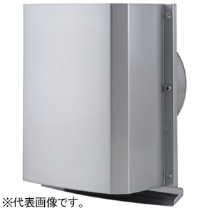 高須産業 角形パイプフード 給気専用 適合パイプφ100mm 水切り板・防虫アミ付 ステングレー GFP-100M