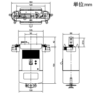 パナソニック 【受注生産品】漏電ブレーカ付ターミナルプラグ ファクトライン200 感度電流30mA 3P・20A・200V 【受注生産品】漏電ブレーカ付ターミナルプラグ ファクトライン200 感度電流30mA 3P・20A・200V DH25822K1 画像2