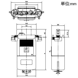 パナソニック 【受注生産品】モータブレーカ付ターミナルプラグ 1.0kW用 ファクトライン200 【受注生産品】モータブレーカ付ターミナルプラグ 1.0kW用 ファクトライン200 DH25874K1 画像2