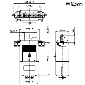 パナソニック ブレーカ付ターミナルプラグ ファクトライン100・60 3P・60A・200V ブレーカ付ターミナルプラグ ファクトライン100・60 3P・60A・200V DH2492K3 画像2