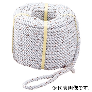 プロメイト ナイロンロープ 三ッ打ち 電動ウインチ用 φ14×30m R-1403N